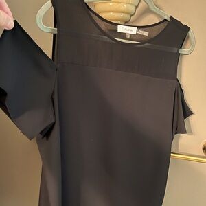 Cold Shoulder Jersey Knit Top